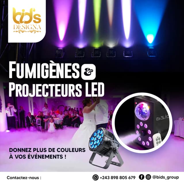 Fumigènes & Projecteurs LED